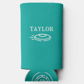 Personalisierte Disc Golf Selters Dosenkühler (Rückseite)