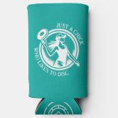 Personalisierte Disc Golf Selters Dosenkühler (Vorderseite)