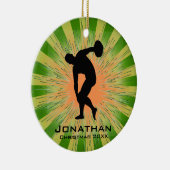 Personalisierte Discus Thrower Ornament (Rechts)