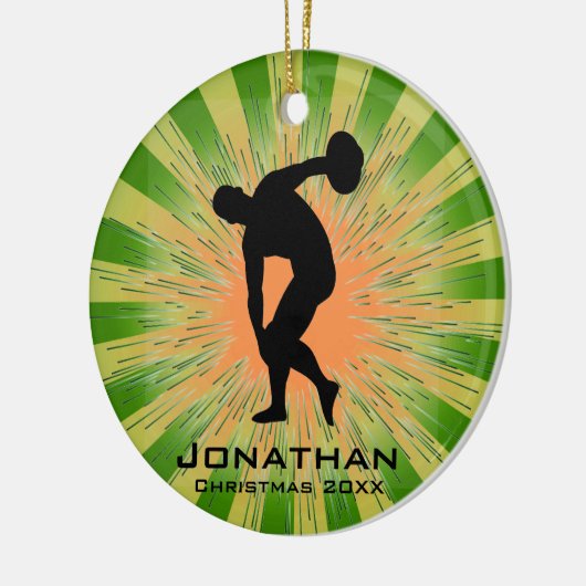 Personalisierte Discus Thrower Ornament (Links)