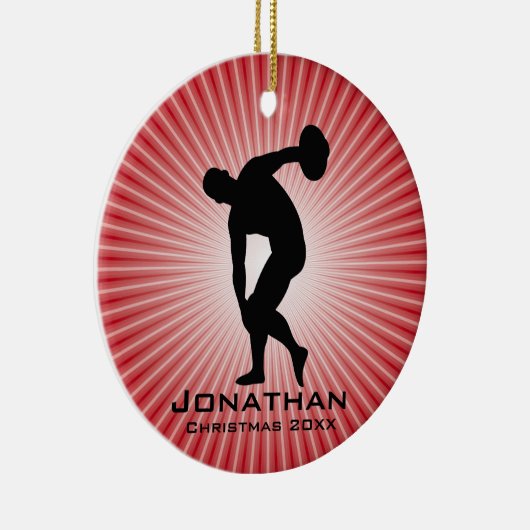 Personalisierte Discus Thrower Ornament (Rechts)
