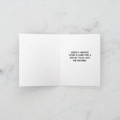 Personalisierte Disk Golf Geburtstagskarte Karte (Innenseite)