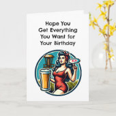 Personalisierte Disk Golf zum Geburtstag Karte (Gelbe Blume)