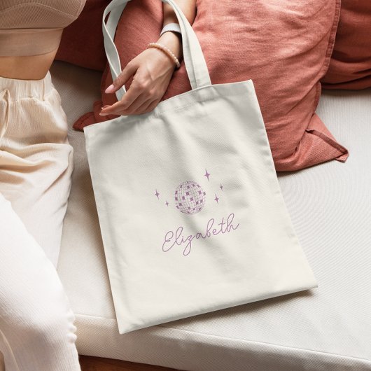 Personalisierte Diskothek Bacheloretto Tragetasche