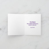 personalisierte Diwali-Grußkarte Karte (Innenseite)