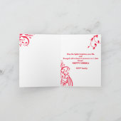 personalisierte Diwali-Grußkarte Karte (Innenseite)