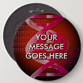 Personalisierte DNS-ID Red Button (Vorne & Hinten)