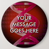 Personalisierte DNS-ID Red Button (Vorderseite)