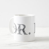 Personalisierte Doctor Coffee Tasse (Vorderseite Links)