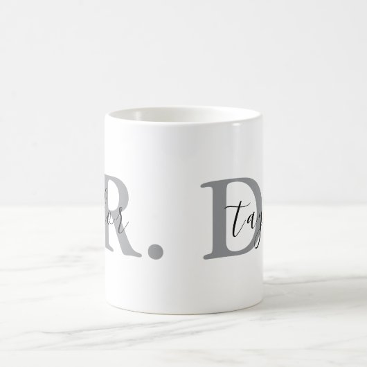 Personalisierte Doctor Coffee Tasse (Mittel)