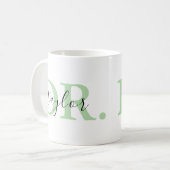 Personalisierte Doctor Coffee Tasse (Vorderseite Links)