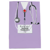 Personalisierte Doctor Medium Geschenktasche Mittlere Geschenktüte (Vorderseite)