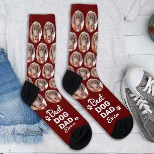Personalisierte DOG DAD Lustige Coole Haustier-Fot Socken