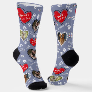 Personalisierte Dog Foto Socken Benutzerdefinier