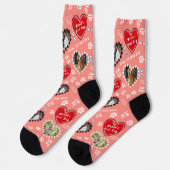 Personalisierte Dog Foto Socken | Benutzerdefinier (Linkes Detail)