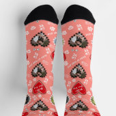Personalisierte Dog Foto Socken | Benutzerdefinier (Oben)