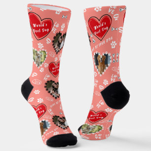 Personalisierte Dog Foto Socken Benutzerdefinier