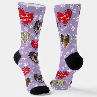 Personalisierte Dog Foto Socken | Benutzerdefinier
