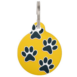 Personalisierte Dog Paw Print Design Pen Tag Haustiermarke