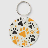 Personalisierte Dog Paw Print Pet Foto Cat Foto Schlüsselanhänger (Vorderseite)