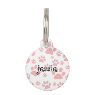 Personalisierte Dog-Tag mit Paw Print Design Tiermarke