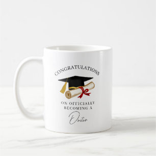 Personalisierte Doktorausbildung Kaffeetasse
