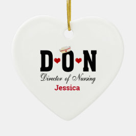 Personalisierte DON Keramik Weihnachten Ornament