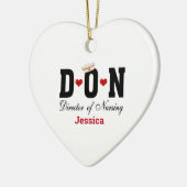 Personalisierte DON Keramik Weihnachten Ornament (Links)