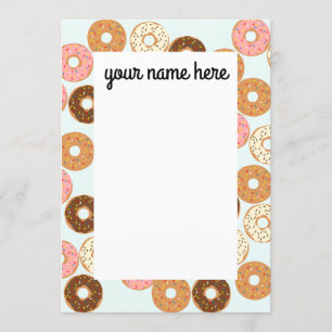 Personalisierte Donuts Einladung