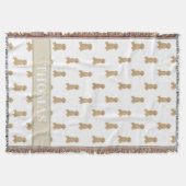 Personalisierte Doodle (Red Apricot Golden) Decke (Vorderseite)