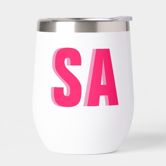 Personalisierte Doppelschattenmonogramm (Links)