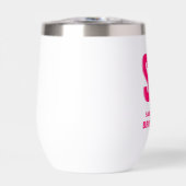 Personalisierte Doppelschattenmonogramm-Bridesmaid (Vorderseite)