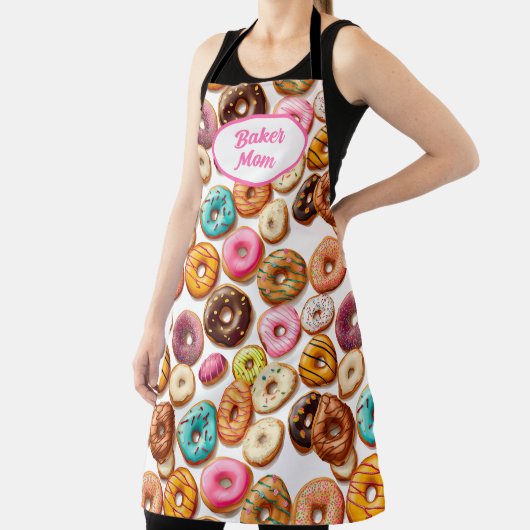 Personalisierte Doughnut Baker-Mama Schürze (InSitu)