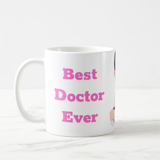 Personalisierte Dr. (Ihr Name) & (Bester Dr. je) Kaffeetasse (Links)