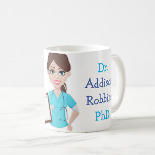 Personalisierte Dr. (Ihr Name) & (Vertrauen Sie mi Kaffeetasse