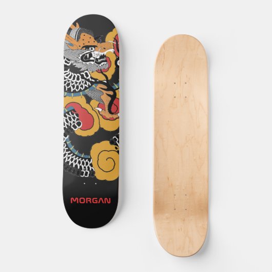 Personalisierte Drachenskateboard Skateboard (Vorderseite)