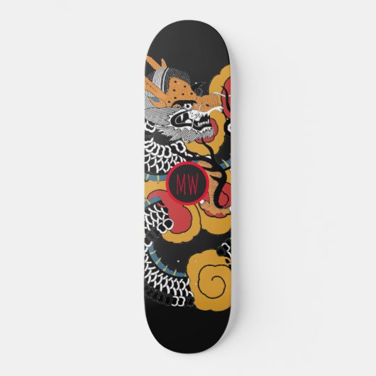 Personalisierte Drachenskateboard Skateboard (Vorderseite)