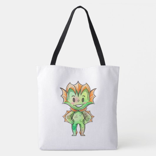 Personalisierte Dracula Leckerei Tote Tasche (Rückseite)