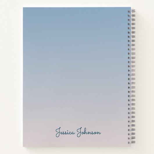 Personalisierte Dreamlike Floating City mit Balloo Notizblock (Rückseite)