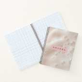Personalisierte Dreamy Bubble Soft Beige Notizblock (Innenseite)