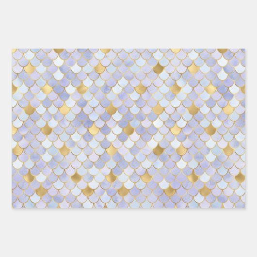 Personalisierte Dreamy Mermaid & Mermaid Waage Geschenkpapier Set (Vorderseite 2)