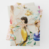 Personalisierte Dreamy Mermaid & Mermaid Waage Geschenkpapier Set (Beispiel)