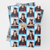 Personalisierte drei einzigartige Foto Geschenkpapier Set (Beispiel)