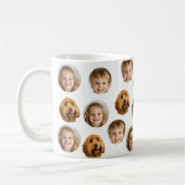 Personalisierte Drei-Foto-Gesichter-Tasse | Benutz Kaffeetasse (Links)
