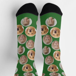 Personalisierte Dreifoto-Gesichtssocken | Maßgesch Socken
