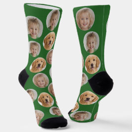 Personalisierte Dreifoto-Gesichtssocken | Maßgesch Socken
