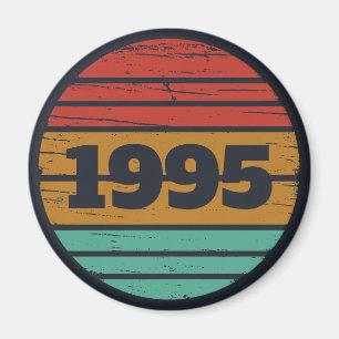 Personalisierte dreißig Vintage 30. Geburtstagsfei Magnet