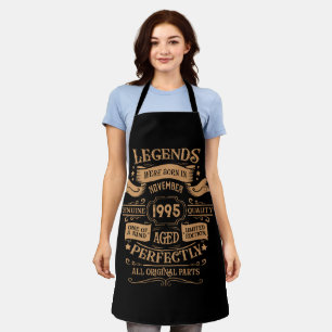 Personalisierte Dreißiger Vintage 30. Geburtstagsf Schürze