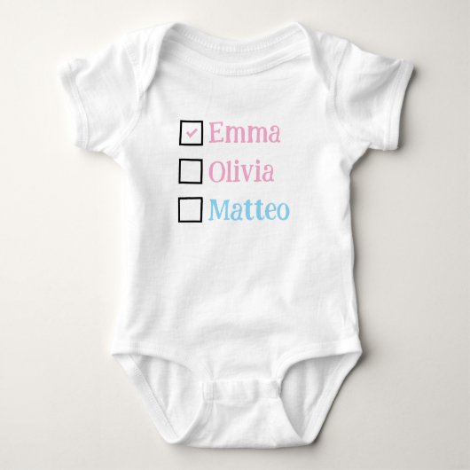 Personalisierte Drillinge Geschenk, individuelle D Baby Strampler (Vorderseite)