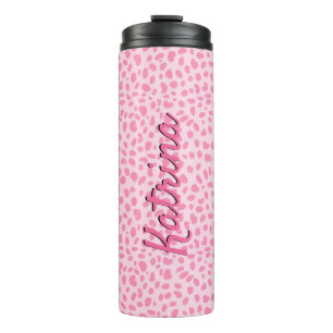 Personalisierte Drucktinte in Pink Thermosbecher